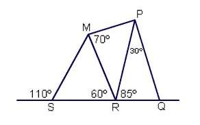 Use the figure below list the sides least to greatest of triangle prq.