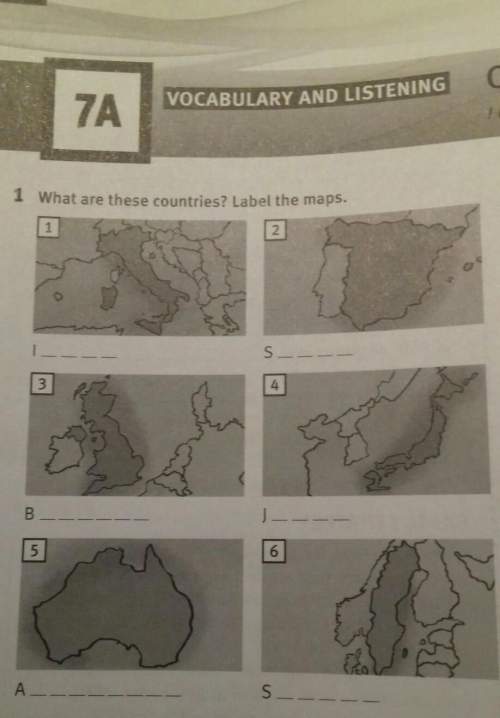What are these countries? label the maps.