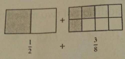 Draw a diagram similar to the one above to represent 1/2 - 3/8