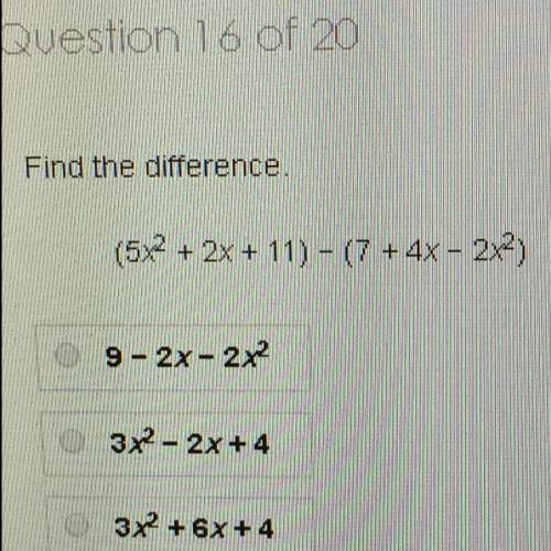 What is the difference for this question?