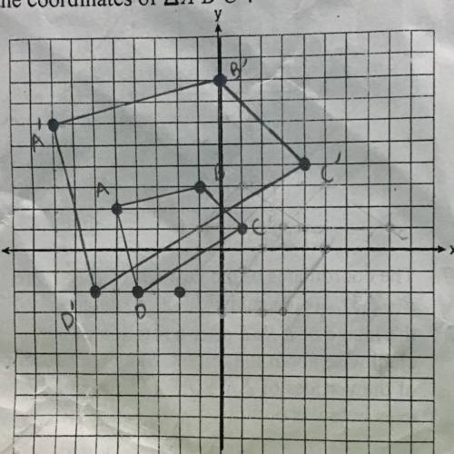 20    !   graph the image of the figure after a dilation with a scale factor of 2 centered at (-2,-2