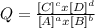 Q = \frac{[C]^cx[D]^d}{[A]^ax[B]^b}