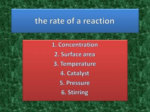 Which factor can decrease the rate of a chemical reaction?  low activation energy,high pressure, low