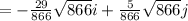 =  -  \frac{29}{866}  \sqrt{866} i + \frac{5}{866}  \sqrt{866} j