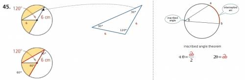 Find the area of the shaded region. round your answer to the nearest tenth.