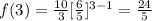 f(3)=\frac{10}{3}[\frac{6}{5}]^{3-1}=\frac{24}{5}