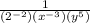\frac{1}{(2^{-2})(x^{-3})(y^{5})}