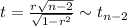 t = \frac{r\sqrt{n-2}}{\sqrt{1- r^2}} \sim t_{n-2}