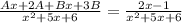 \frac{Ax + 2A + Bx + 3B}{x^2 + 5x + 6} = \frac{2x-1}{x^2+5x+6}