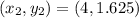 (x_2,y_2)=(4,1.625)