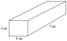 How to find the volume and the height of a cuboid
