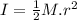 I= \frac{1}{2} M.r^2