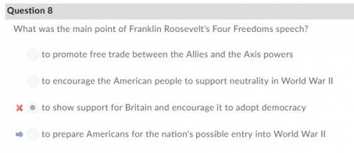 What was the main point of franklin roosevelt's four freedoms speech?