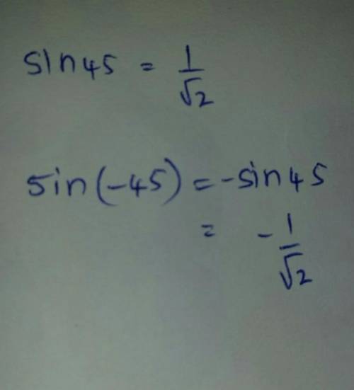 Given sin a = -.45 find angle a in degrees.