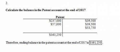On january 1, 2015, weaver corporation purchased a patent for $237,000. the remaining legal life is
