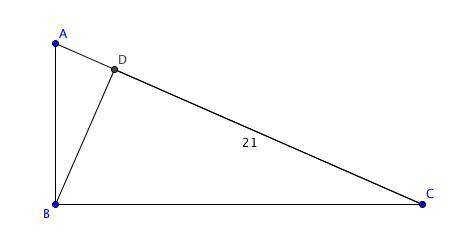 The length of the hypotenuse of the right triangle is 25 cm, the length of one of the legs is 10 cm.