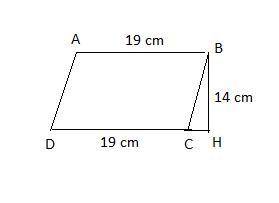 Which of the following is the area of the special trapezoid if ab = 19, cd = 19, and the height is 1