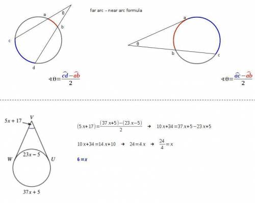 Can someone solve this secant and tangent angles in circles.
