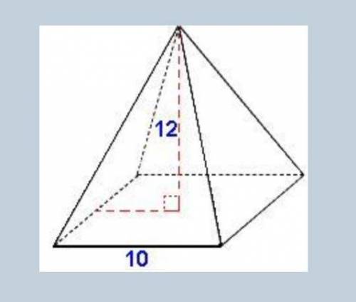 Find the following measure for this figure. volume = 400 cubic units 433.3 cubic units 1,200 cubic u