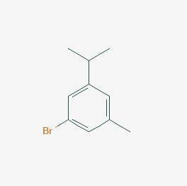 You need to make 3-bromo-5-isopropyltoluene starting with m-isopropyltoluene. supply the reagent nee