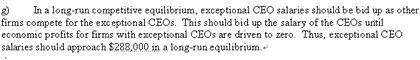 Consider an industry in which chief executive ocers (ceos) run rms. there are two types of ceos:  ex