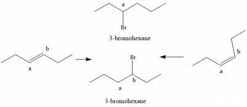 Compounds x and y are stereoisomers having the formula c6h12. both x and y react with one molar equi