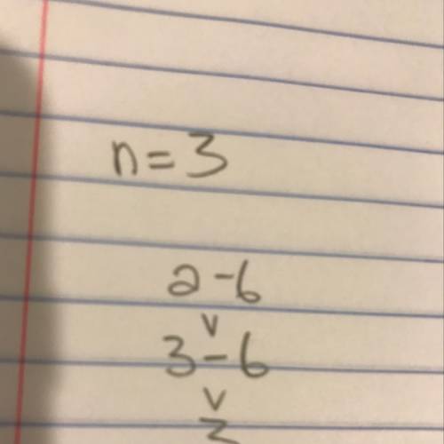 If n=3a-6 which inequality below will make n a positive number