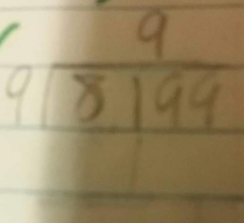 Explain how to write it 8199 divided by 9