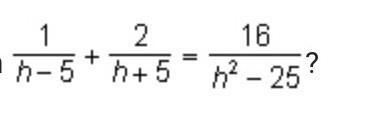 What is the solution to the equation? a. h=11/3b.h=5c.h=21/2d. h=7