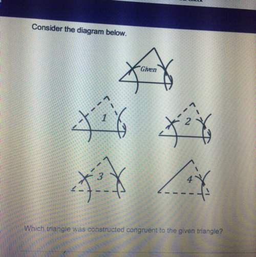 Asap which triangle was constructed congruent to the given triangle?
