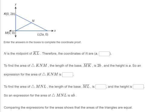 (fill in the blank) lamar is writing a coordinate proof to show that a segment from the midpoint of