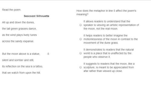 Will give brainlisest.. how does the metaphor in line 5 affect the poem's meaning?