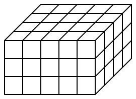 Suppose each cube in this right rectangular prism is a 1/2 -inch unit cube. a. what are the dimensi