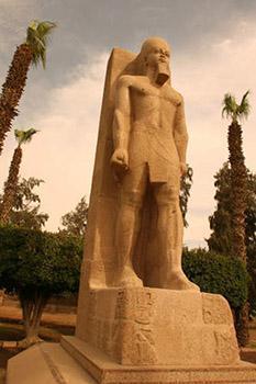 Asapramses ii ruled over egypt from the years 1279 bce to 1213 bce. a famous statue was erected to h
