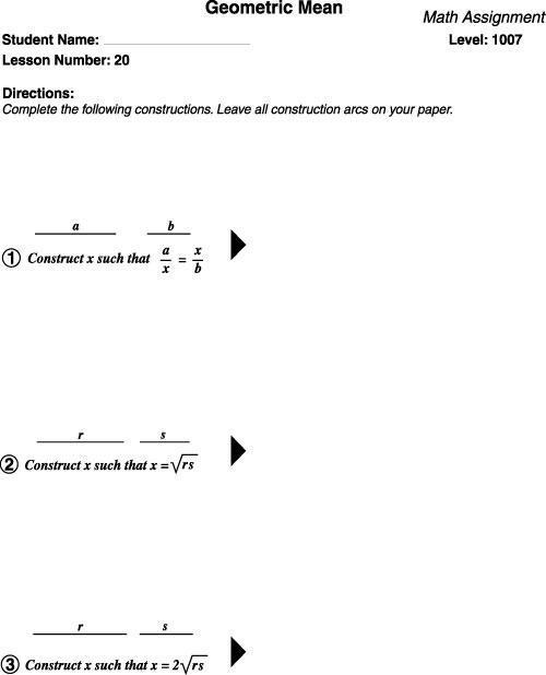Submit the worksheet with your constructions to your teacher to be graded. click on the save button