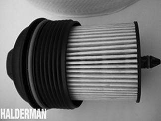 What component is shown in the above photograph? a. cartridge oil filter b. push-on oil filter c.