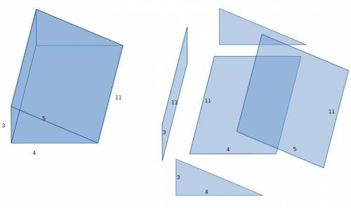 A. what is the name of the 3d shape?   b. what is the formula for total surface area for this shape?