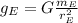 g_{E}=G\frac{m_{E}}{r_{E}^{2}}