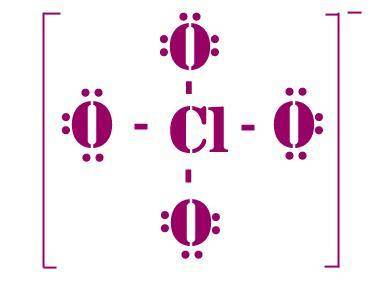 Draw a lewis structure for clo4-in which the central cl atom obeys the octet rule, and answer the fo