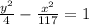 \frac{y^2}{4}-\frac{x^2}{117}=1
