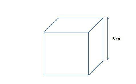 One side is 8 cm1. a cubic block of granite shown in the figure has a density of 2.75 g/cm3. find it