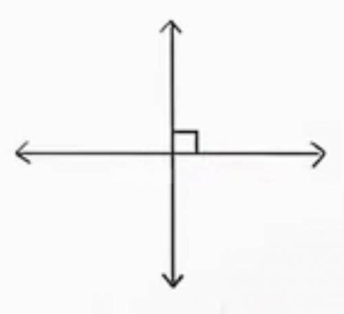 What angles do perpendicular lines form?