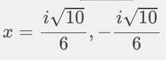 Solve using the square root property 9x^2+10=5