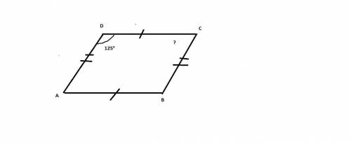 Coo 1. abcd is a parallelogram. the diagram is not drawn to scale. if mzcda = 125°, then mzdcb (1 po