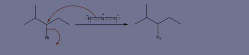 Show how you might synthesize this compound from an alkyl bromide and a nucleophile in an sn2 reacti