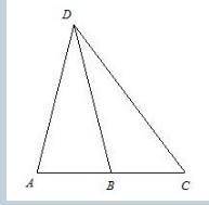 Find the length of ab given that db is the median of the triangle and ac equals 26
