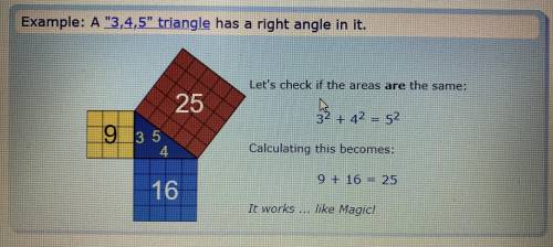 Explain the pythagorean theorem,  and  youu : )