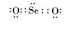 Draw the lewis structure for the selenium dioxide molecule. be sure to include all resonance structu