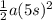 \frac{1}{2}a(5s)^2