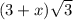 (3+x)\sqrt{3}